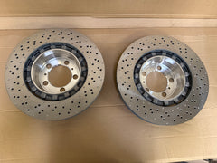 Rear Brake Disc Pair Fits Porsche 911 GT3 991 2014-19 99135240780 99135240880