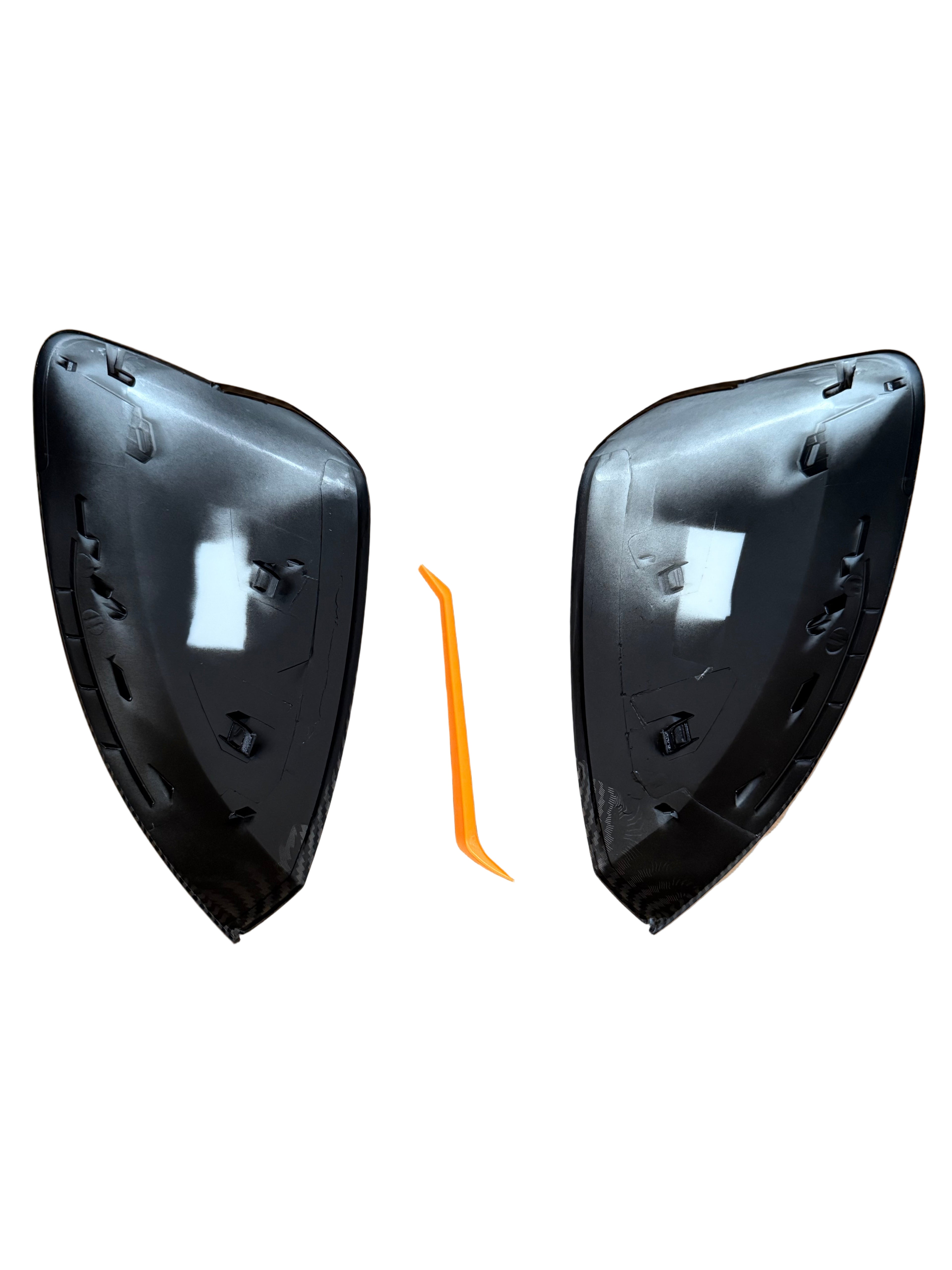 AUDI A3 S3 8V WING MIRROR COVER CAPS CARBON FIBRE LOOK