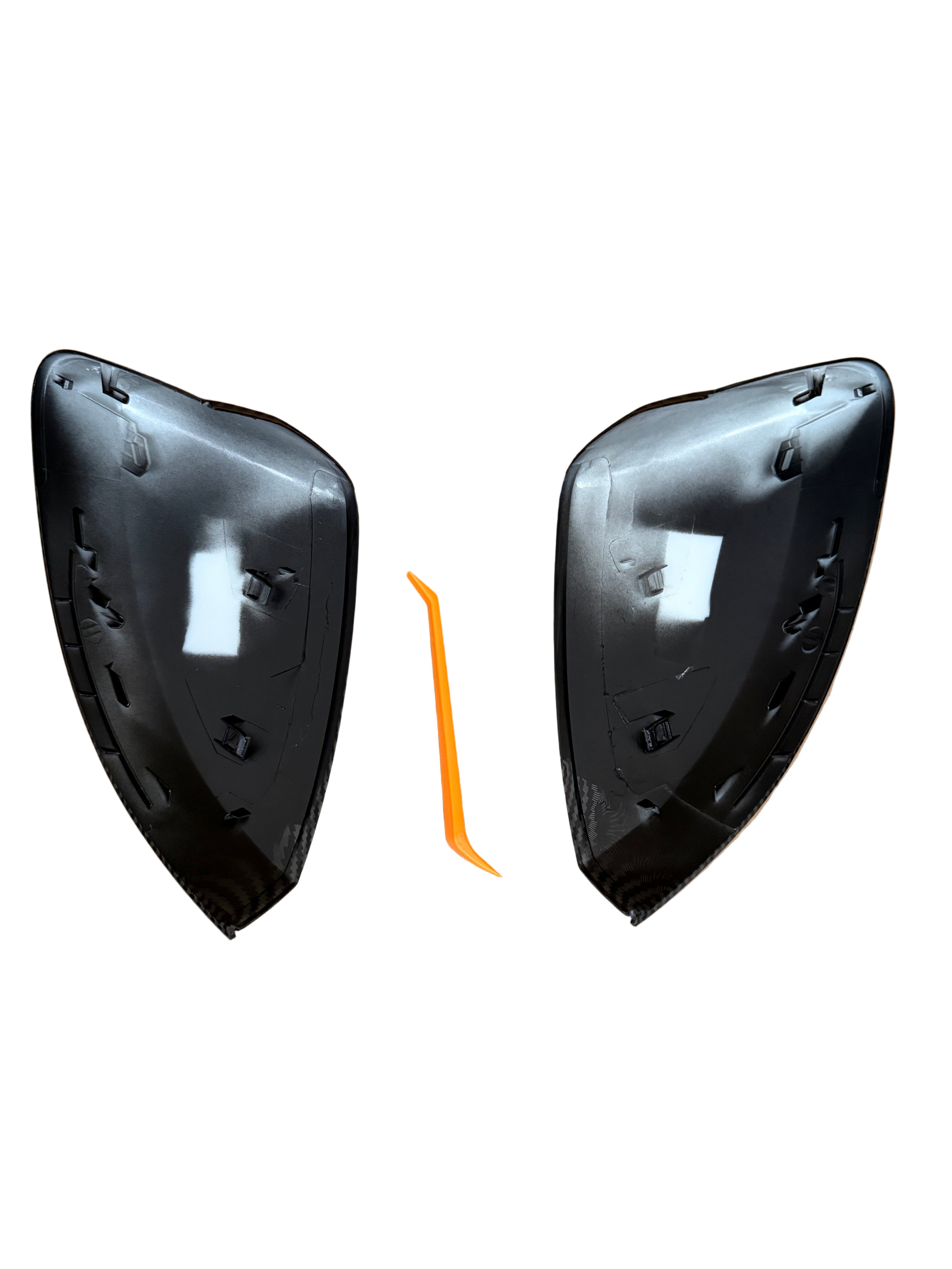 AUDI A3 S3 8V WING MIRROR COVER CAPS CARBON FIBRE LOOK