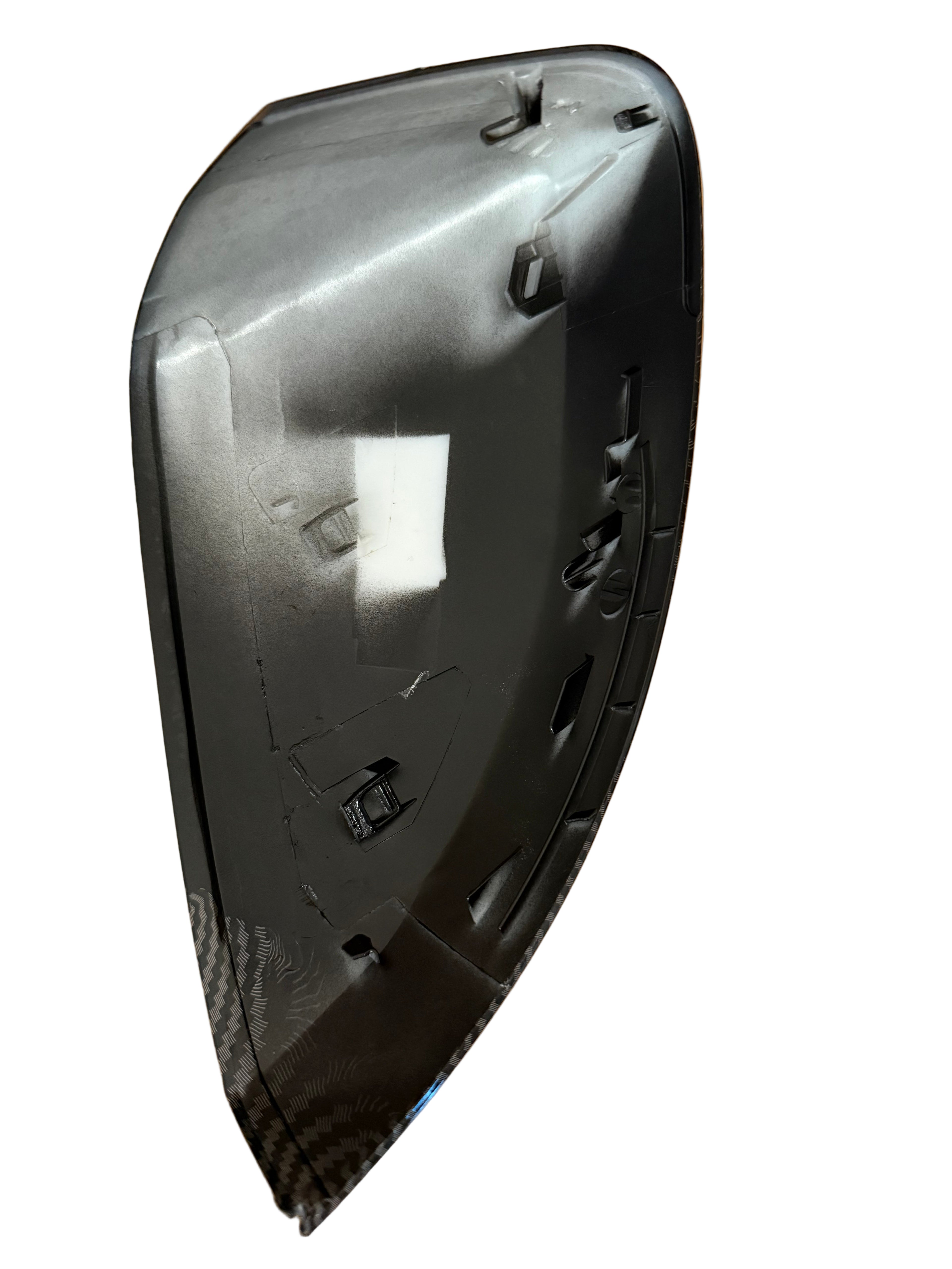 AUDI A3 S3 8V WING MIRROR COVER CAPS CARBON FIBRE LOOK