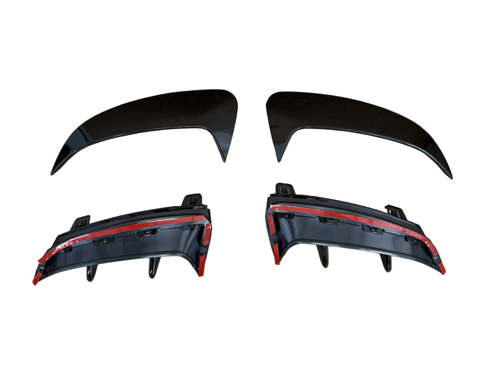 Mercedes A-Class W177 AMG A35 A45 Rear Canards Fins Gloss Black 2019+