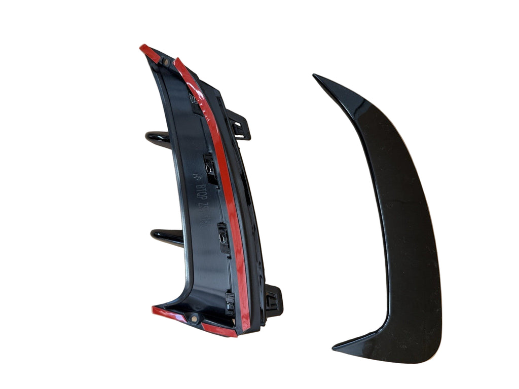 Mercedes A-Class W177 AMG A35 A45 Rear Canards Fins Gloss Black 2019+
