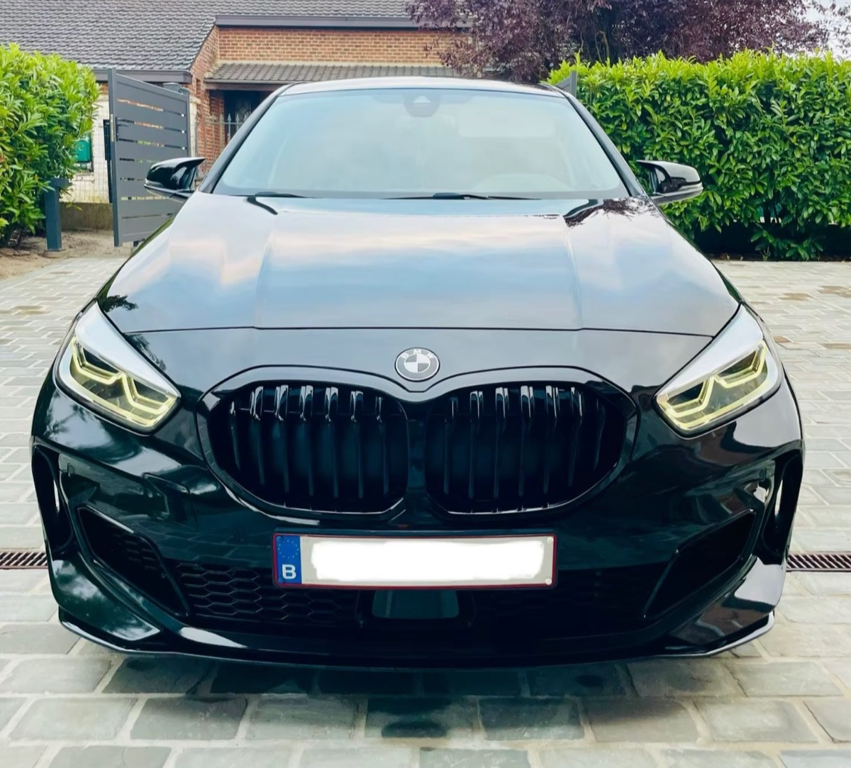 BMW 1 2 X1 X2 Series Wing Mirror Cover Cap F40 F44 F45 F48 F49 Gloss Black